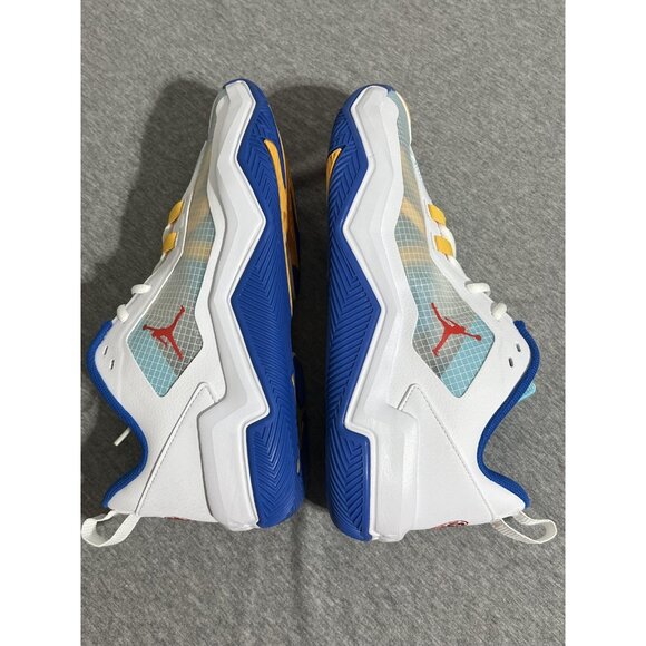 Jordan One Take 4‎ Shoes Mens Size 11 White Blue Yellow Basketball DO7193-164 main image 5
